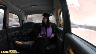 Fake Taxi University Graduate Melany Mendes Strips Off Her Robes