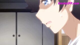 Busty Brunette Want's To Suck Cock Like Ice Cream [ HENTAI ]