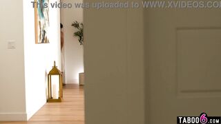 Catfished his huge boobs granny MILF stepmom on a dating app