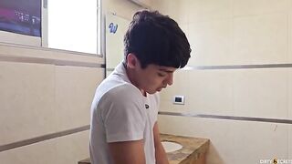 My Sister Catches Me Masturbating While We Are Locked Up In A Hotel