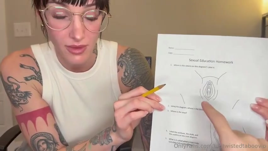 KittyQuinn - Too Twisted Taboo – Mom Helps You Do Your Sex Ed Homework
