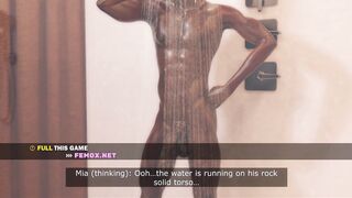 Hot animated cheating wife walks into wrong hotel room and fucks boss while husband is in next room