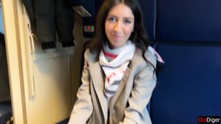 Train Conductor Caught Passenger Jerking Off, But Wasn't Confused and Jumped on His Cock