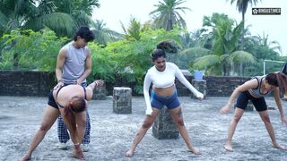 Desi Yoga Teacher Ko Sab Ladki Saath Saath Choda ( Hindi Audio ) Full Movie