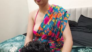 Stepmom Confused the Word "massage" with the Word "sex". Stepson Was Pleasantly Surprised in Hindi Audio