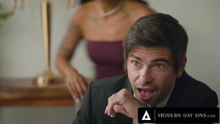 MODERN-DAY SINS - Groom FREE USES Hot Bride Gizelle Blanco In Front Of Their Witnesses