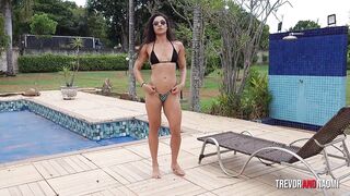 Bikini Pool Tease Turns Into Hardcore Fuck with Cumshot