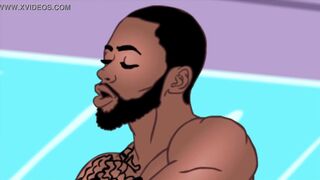 Tattoo bubble butt Latina gets her phat ass slammed by bbc cartoon parody