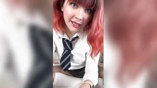 Yourhikerbabe - School Girl Gives Daddy Handjob