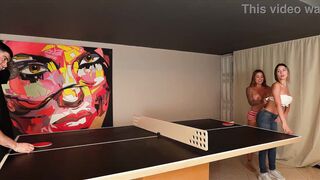 My boyfriend is betting me on his game and he has to watch me have sex with his friend and his girlfriend - Ambar Prada