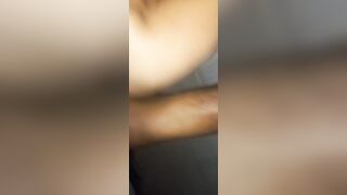 Guy fucks bisexual couple, threesome for the first time, cuckold and woman fucked by unknown cock until cums